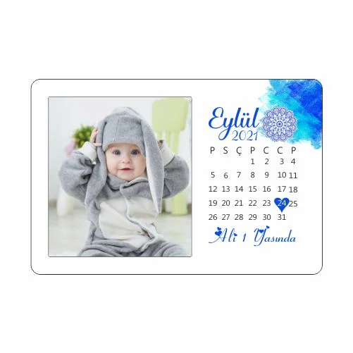 Takvim Tasarımlı Doğum Günü Magnet